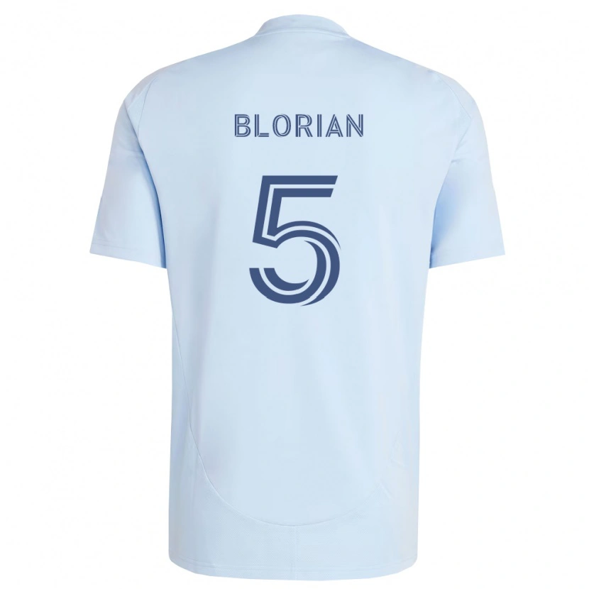 Danxen Niño Camiseta Or Blorian #5 Azul Claro Gris Claro 1ª Equipación 2026/27 La Camisa