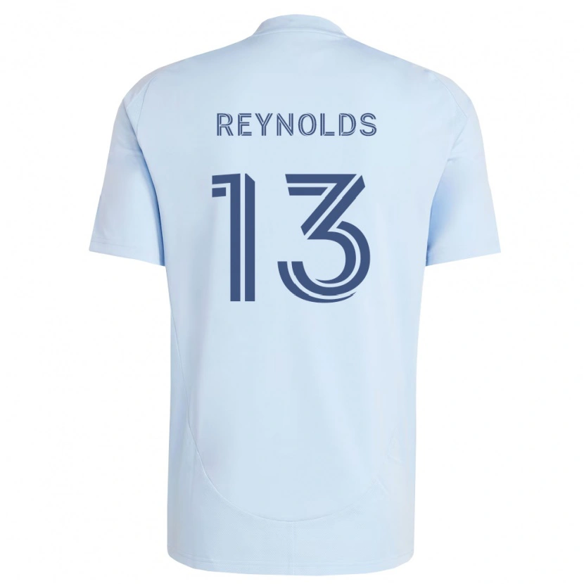 Danxen Niño Camiseta Justin Reynolds #13 Azul Claro Gris Claro 1ª Equipación 2026/27 La Camisa