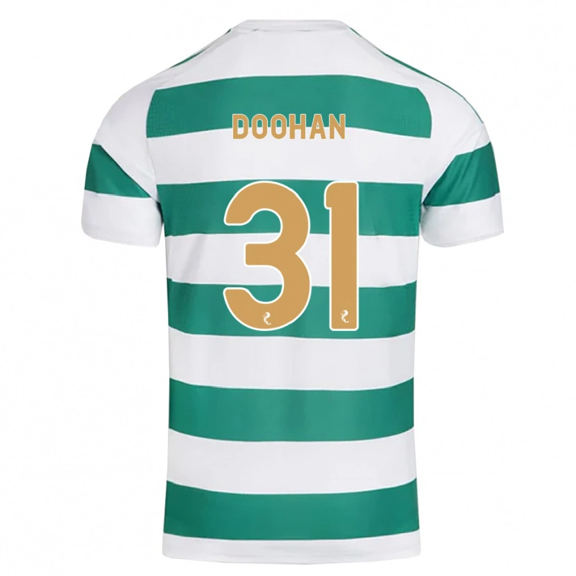 Danxen Niño Camiseta Ross Doohan #31 Cian Oscuro Blanco 1ª Equipación 2026/27 La Camisa