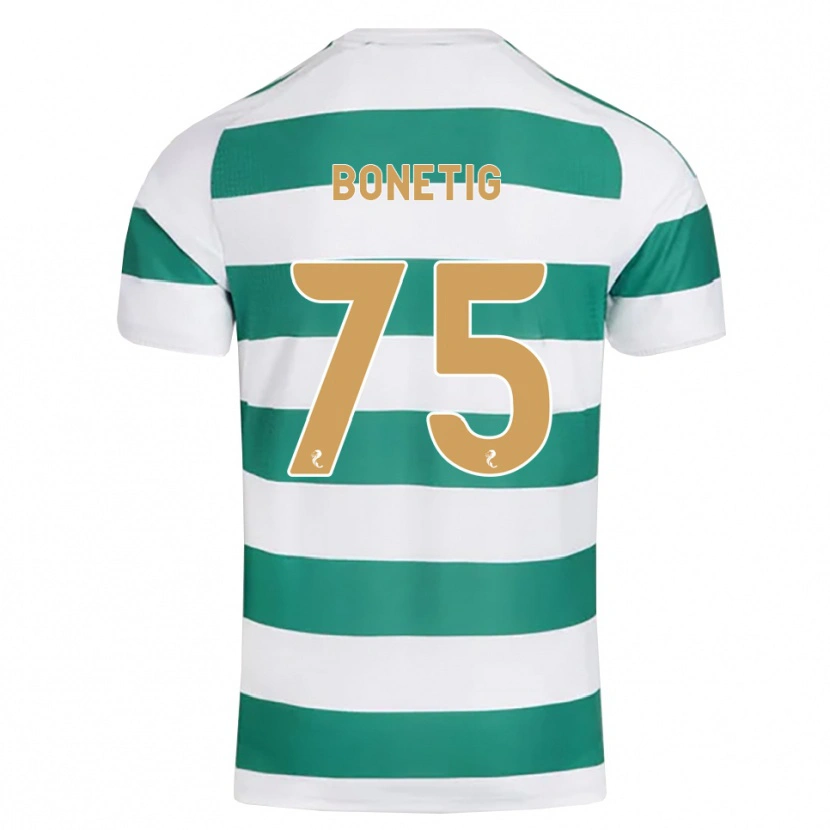 Danxen Niño Camiseta Liam Bonetig #75 Cian Oscuro Blanco 1ª Equipación 2026/27 La Camisa