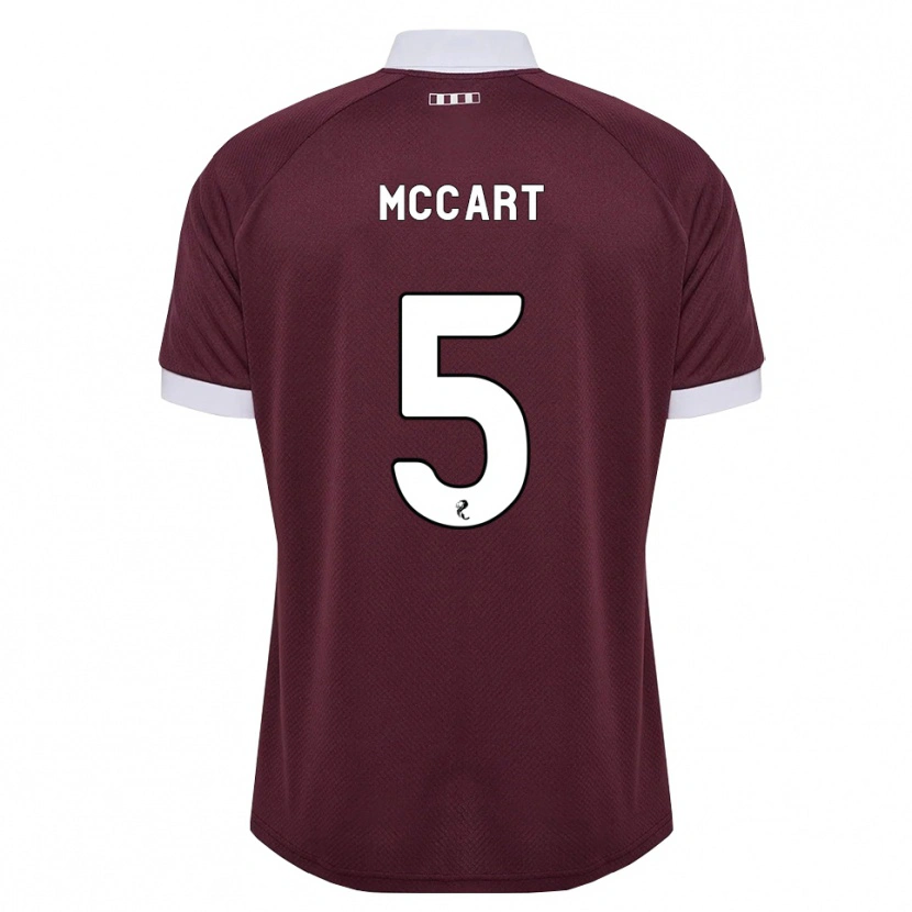 Danxen Niño Camiseta Jamie Mccart #5 Blanco Borgoña 1ª Equipación 2026/27 La Camisa