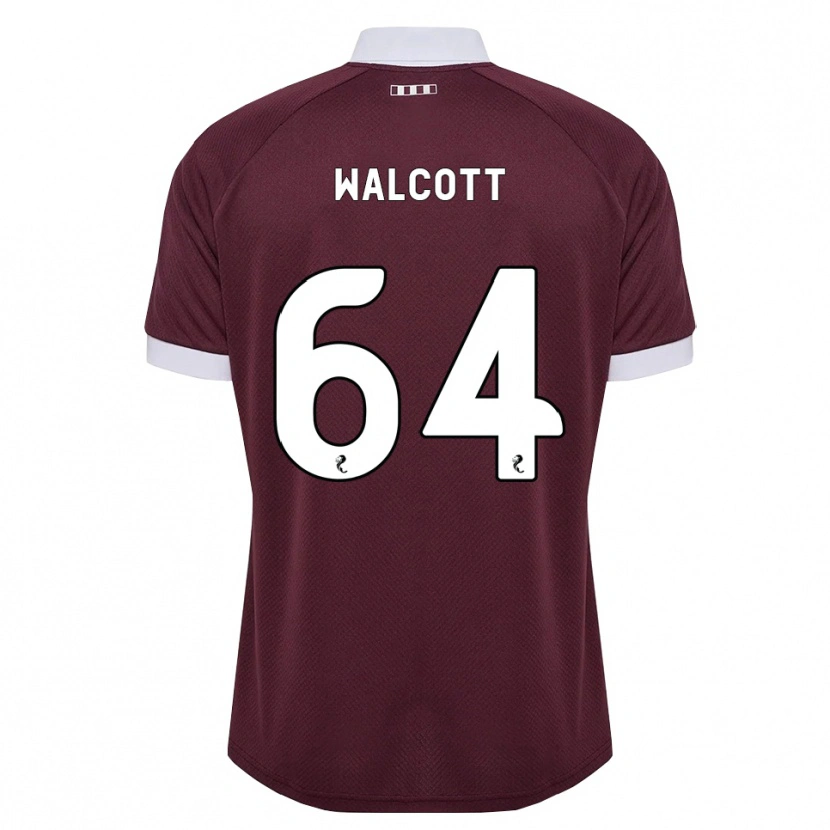Danxen Niño Camiseta Malachi Fagan-Walcott #64 Blanco Borgoña 1ª Equipación 2026/27 La Camisa