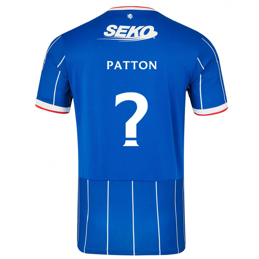 Danxen Niño Camiseta Ashton Patton #0 Rojo Azul Blanco 1ª Equipación 2026/27 La Camisa