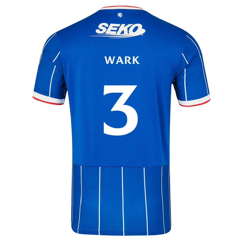 Danxen Niño Camiseta Lyle Wark #3 Rojo Azul Blanco 1ª Equipación 2026/27 La Camisa