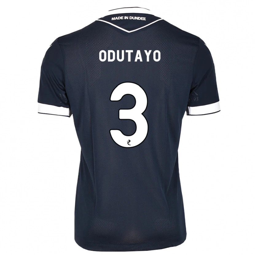 Danxen Niño Camiseta Idris Odutayo #3 Azul Medianoche Blanco 1ª Equipación 2026/27 La Camisa