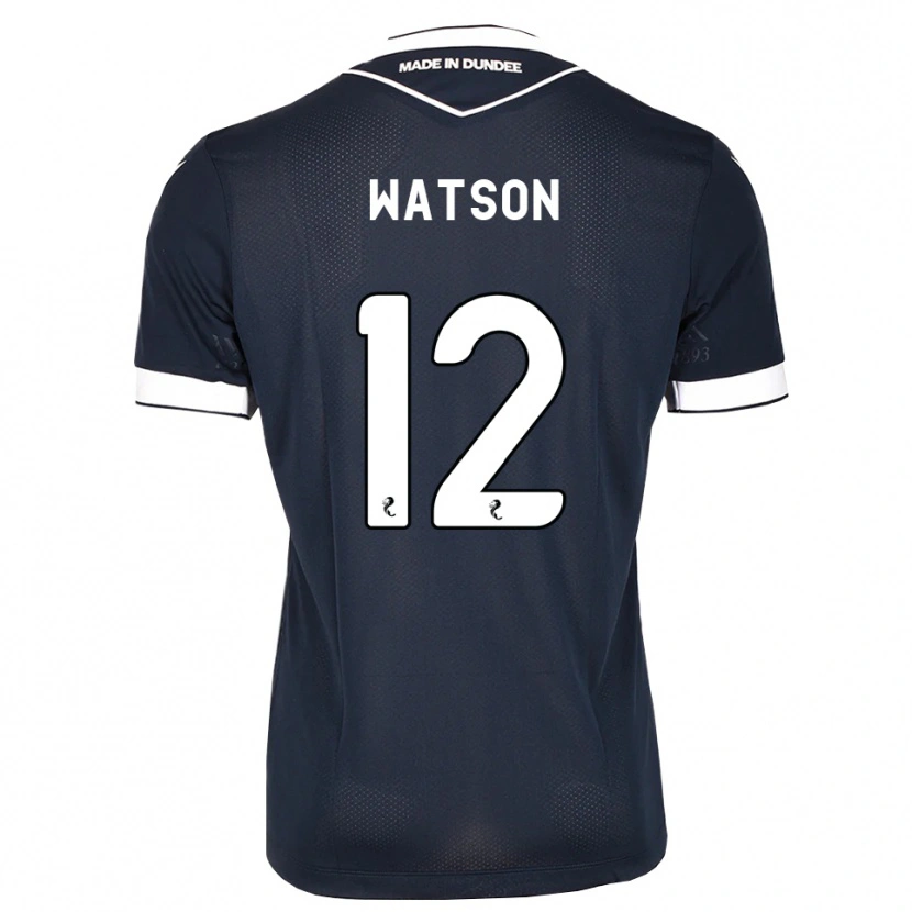 Danxen Niño Camiseta Johnny Watson #12 Azul Medianoche Blanco 1ª Equipación 2026/27 La Camisa