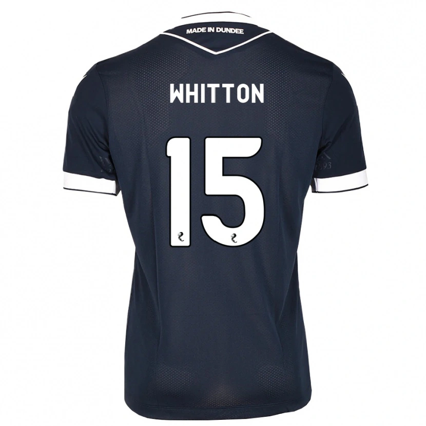 Danxen Niño Camiseta Jamie Whitton #15 Azul Medianoche Blanco 1ª Equipación 2026/27 La Camisa