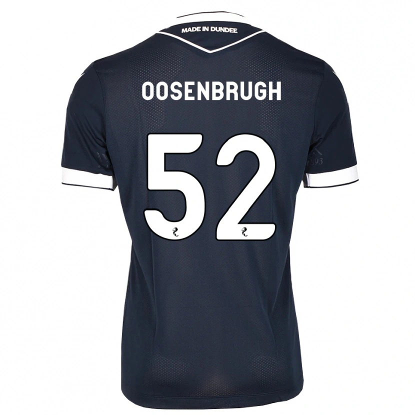 Danxen Niño Camiseta Charley Oosenbrugh #52 Azul Medianoche Blanco 1ª Equipación 2026/27 La Camisa