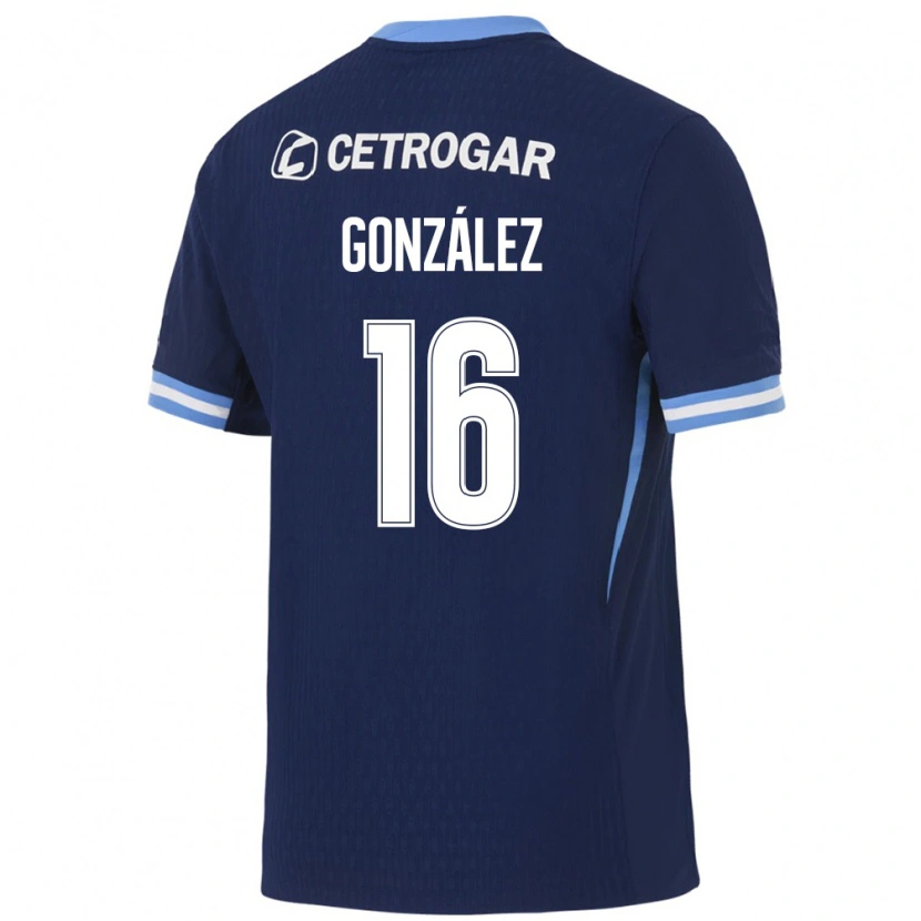 Danxen Niño Camiseta Maricel González #16 Azul Real Azul Claro Blanco 2ª Equipación 2026/27 La Camisa