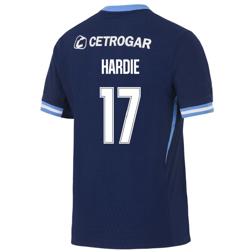 Danxen Niño Camiseta Tamara Hardie #17 Azul Real Azul Claro Blanco 2ª Equipación 2026/27 La Camisa
