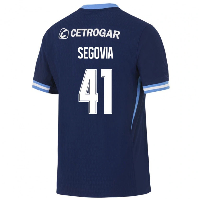 Danxen Niño Camiseta Imanol Segovia #41 Azul Real Azul Claro Blanco 2ª Equipación 2026/27 La Camisa