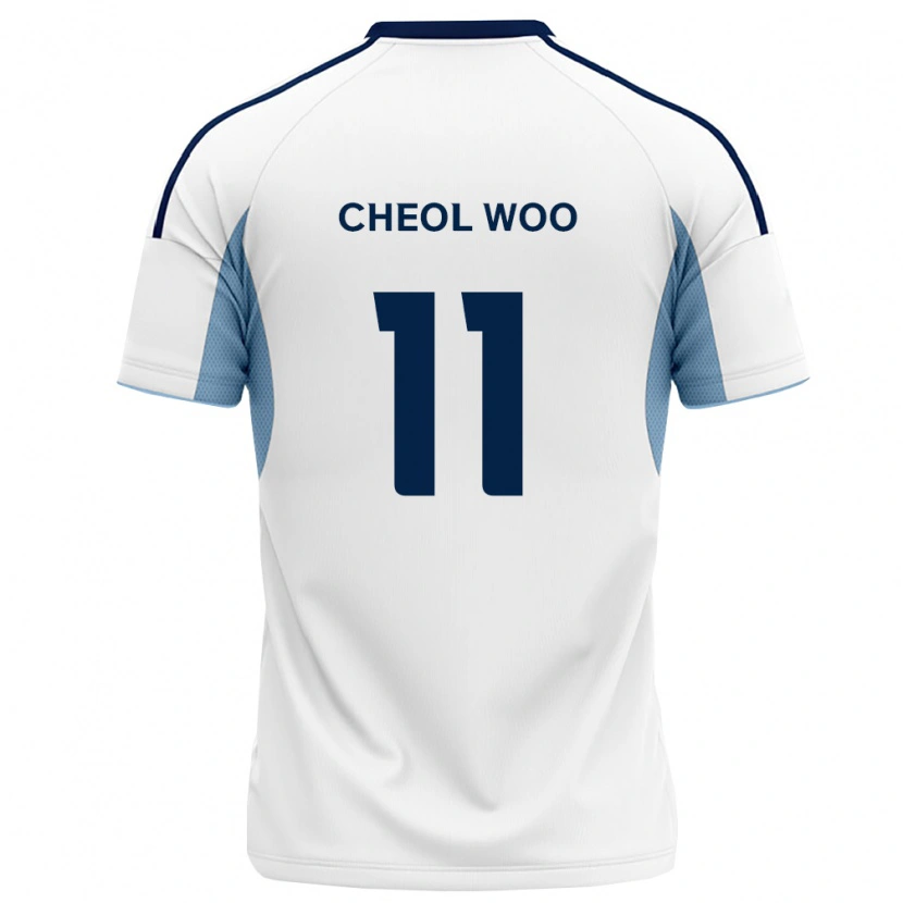 Danxen Niño Camiseta Cheol-Woo Ahn #11 Azul Real Blanco 2ª Equipación 2026/27 La Camisa