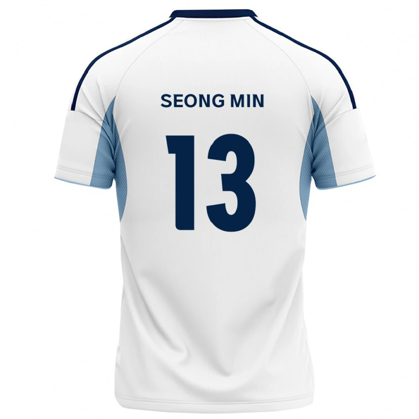 Danxen Niño Camiseta Seong-Min Ryu #13 Azul Real Blanco 2ª Equipación 2026/27 La Camisa