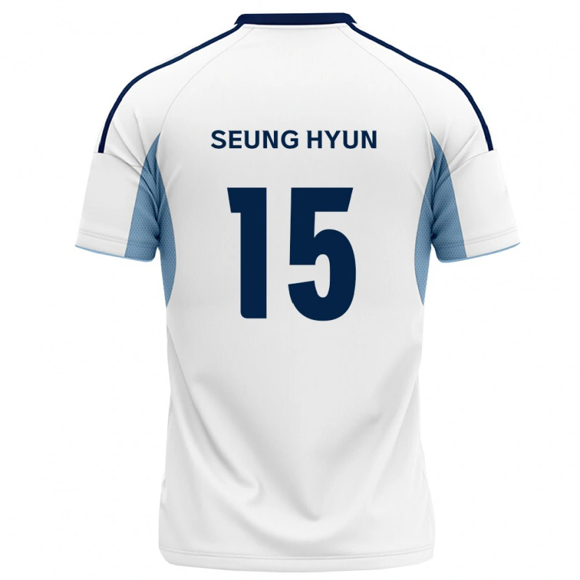 Danxen Niño Camiseta Seung-Hyun Jung #15 Azul Real Blanco 2ª Equipación 2026/27 La Camisa