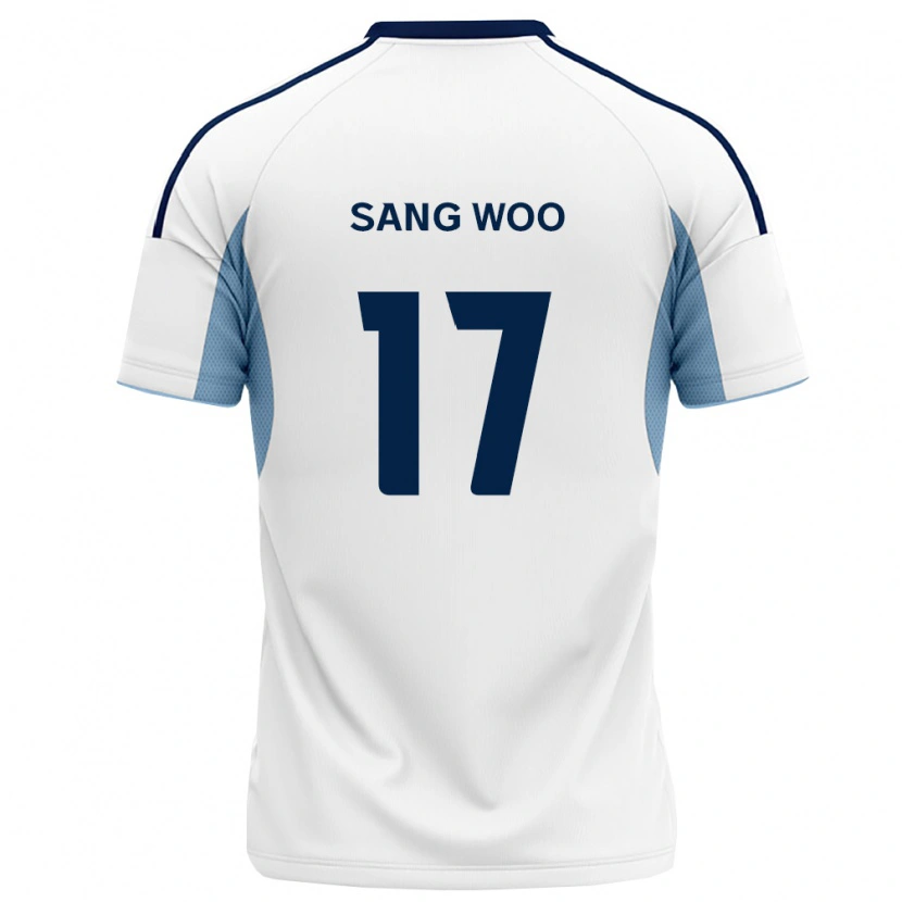 Danxen Niño Camiseta Sang-Woo Kang #17 Azul Real Blanco 2ª Equipación 2026/27 La Camisa