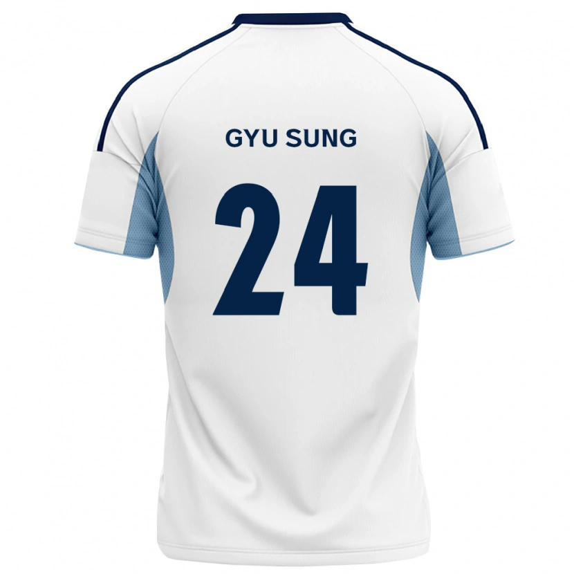 Danxen Niño Camiseta Gyu-Sung Lee #24 Azul Real Blanco 2ª Equipación 2026/27 La Camisa