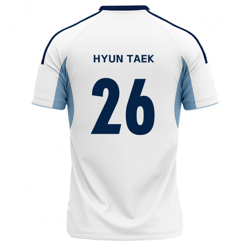 Danxen Niño Camiseta Hyun-Taek Cho #26 Azul Real Blanco 2ª Equipación 2026/27 La Camisa