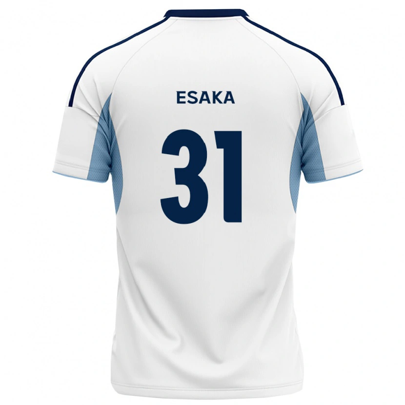 Danxen Niño Camiseta Ataru Esaka #31 Azul Real Blanco 2ª Equipación 2026/27 La Camisa
