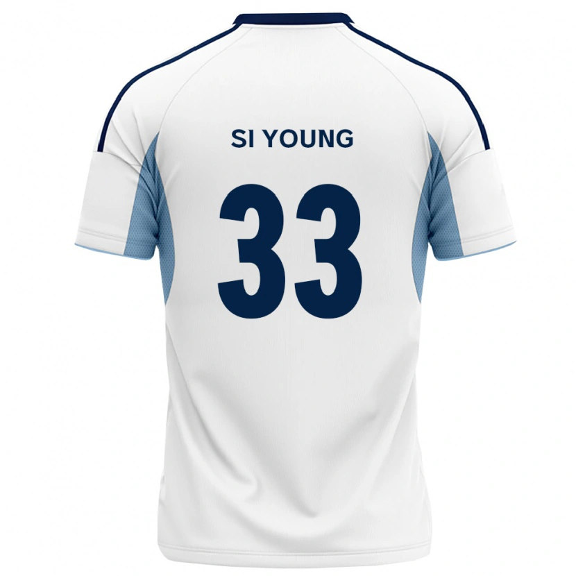 Danxen Niño Camiseta Si-Young Jang #33 Azul Real Blanco 2ª Equipación 2026/27 La Camisa