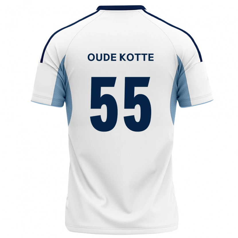 Danxen Niño Camiseta Thomas Oude Kotte #55 Azul Real Blanco 2ª Equipación 2026/27 La Camisa