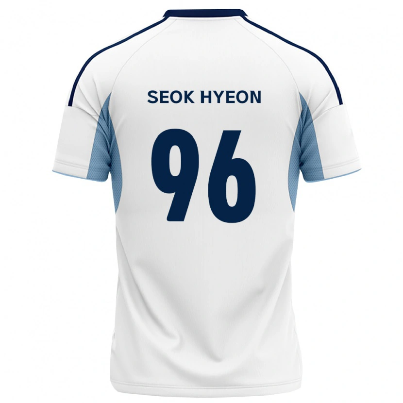 Danxen Niño Camiseta Seok-Hyeon Choi #96 Azul Real Blanco 2ª Equipación 2026/27 La Camisa