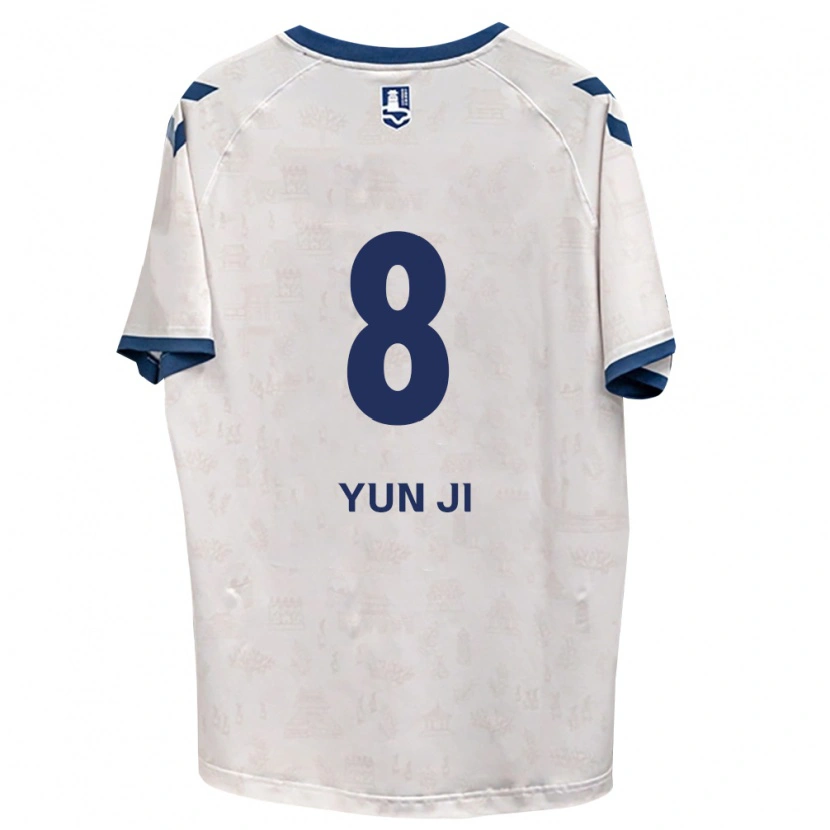 Danxen Niño Camiseta Yun-Ji Kim #8 Azul Real Blanco 2ª Equipación 2026/27 La Camisa