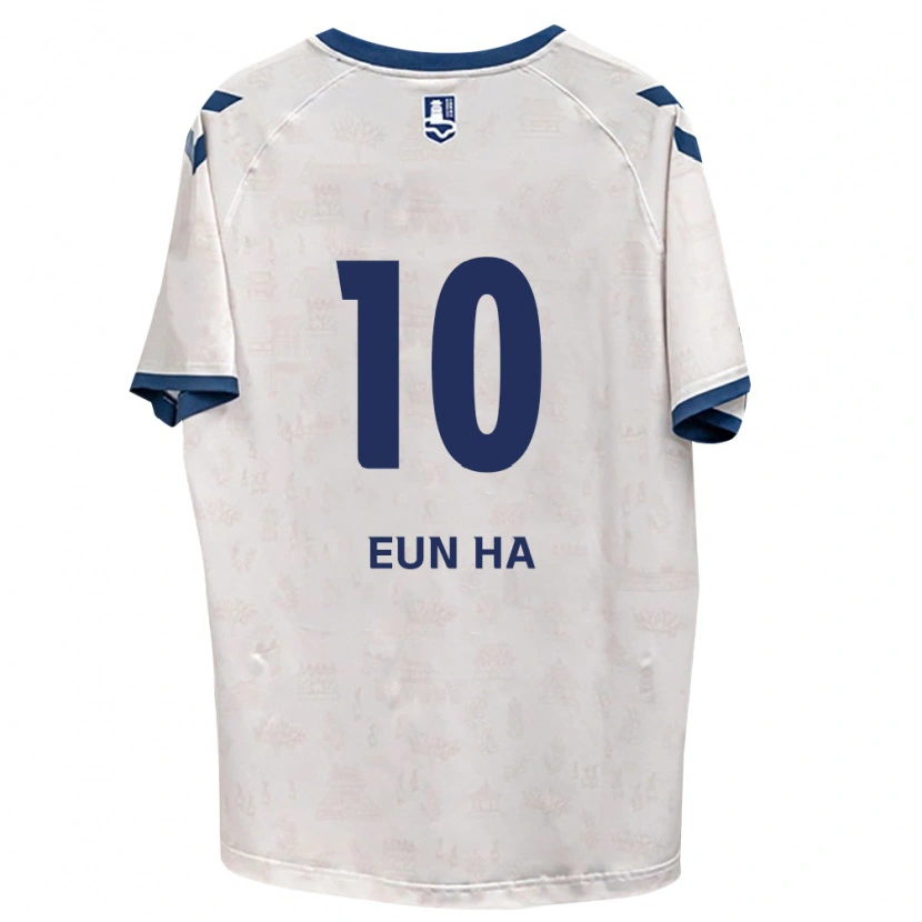 Danxen Niño Camiseta Eun-Ha Jeon #10 Azul Real Blanco 2ª Equipación 2026/27 La Camisa