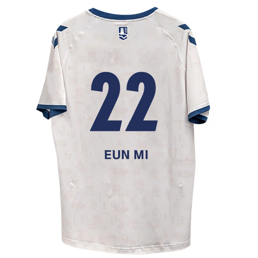 Danxen Niño Camiseta Eun-Mi Lee #22 Azul Real Blanco 2ª Equipación 2026/27 La Camisa