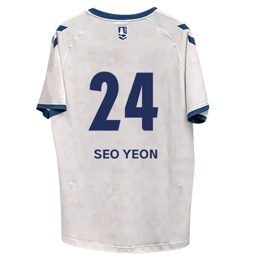 Danxen Niño Camiseta Seo-Yeon Shim #24 Azul Real Blanco 2ª Equipación 2026/27 La Camisa