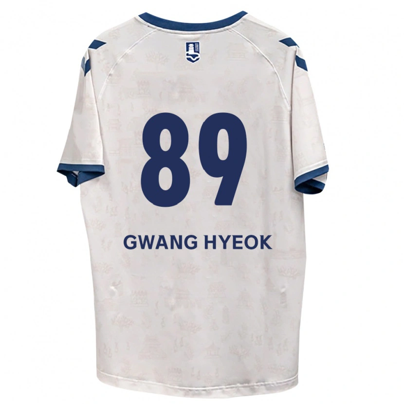 Danxen Niño Camiseta Gwang-Hyeok Lee #89 Azul Real Blanco 2ª Equipación 2026/27 La Camisa