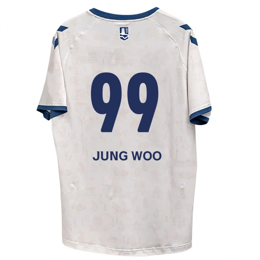 Danxen Niño Camiseta Jung-Woo Ha #99 Azul Real Blanco 2ª Equipación 2026/27 La Camisa