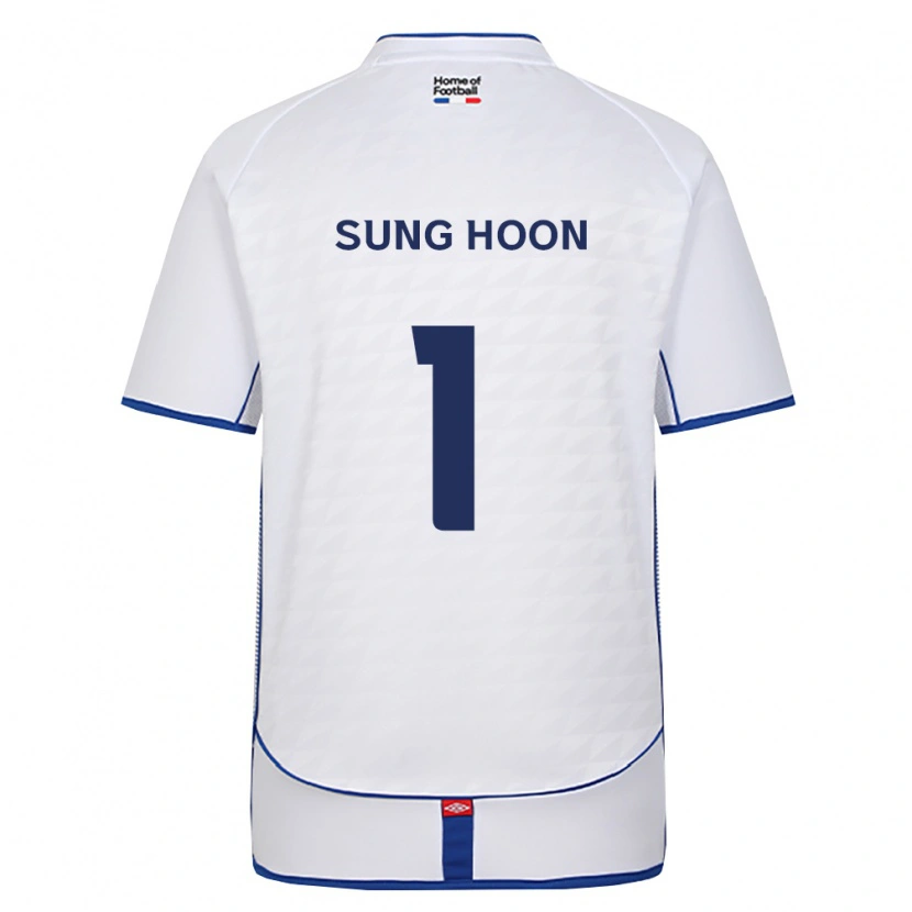 Danxen Niño Camiseta Sung-Hoon Cho #1 Negro Blanco Rojo 2ª Equipación 2026/27 La Camisa