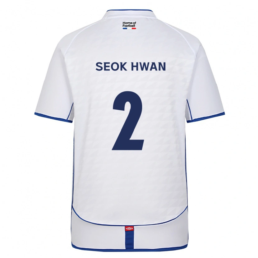 Danxen Niño Camiseta Seok-Hwan Jang #2 Negro Blanco Rojo 2ª Equipación 2026/27 La Camisa