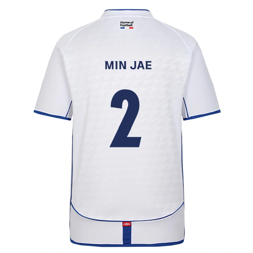 Danxen Niño Camiseta Min-Jae Cho #2 Negro Blanco Rojo 2ª Equipación 2026/27 La Camisa