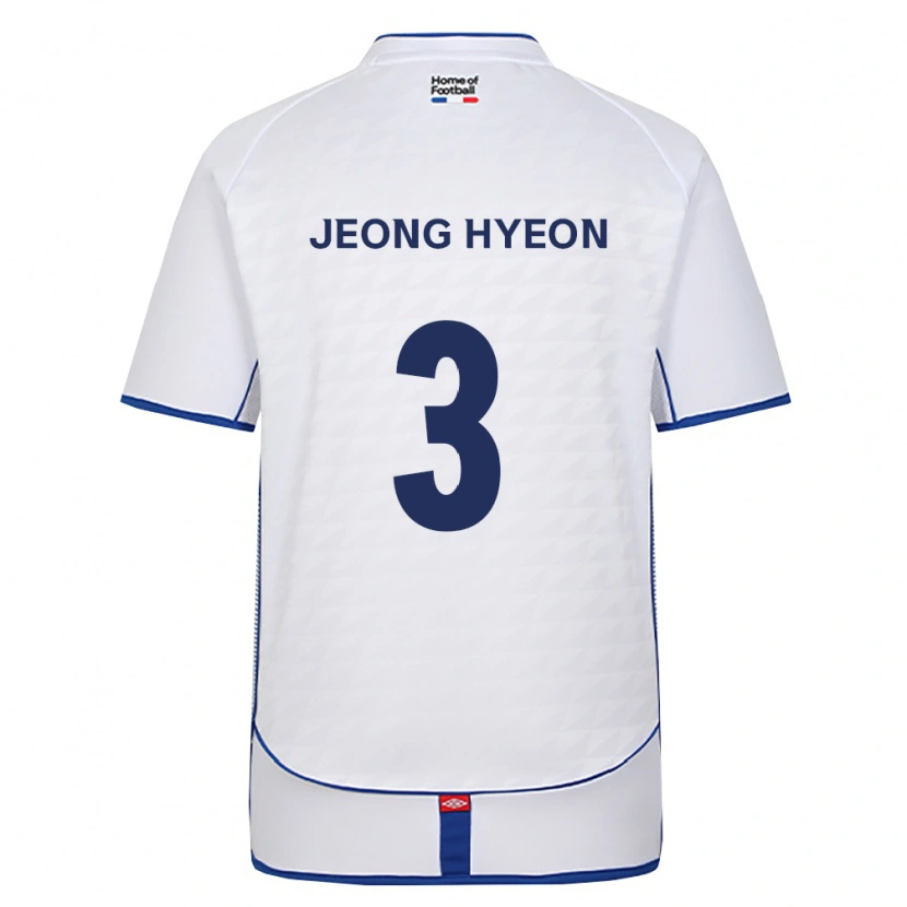 Danxen Niño Camiseta Jeong-Hyeon Kim #3 Negro Blanco Rojo 2ª Equipación 2026/27 La Camisa