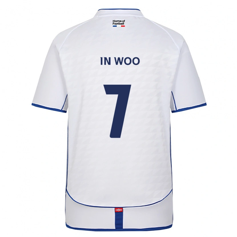 Danxen Niño Camiseta In-Woo Lee #7 Negro Blanco Rojo 2ª Equipación 2026/27 La Camisa
