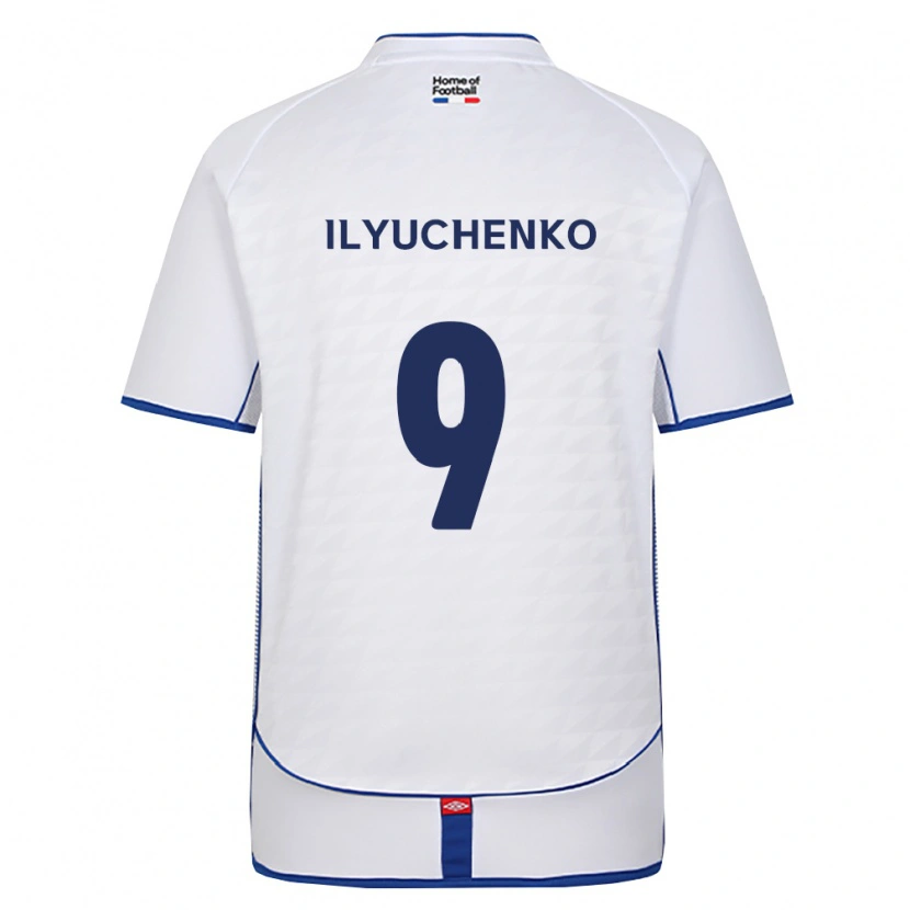Danxen Niño Camiseta Stanislav Ilyuchenko #9 Negro Blanco Rojo 2ª Equipación 2026/27 La Camisa