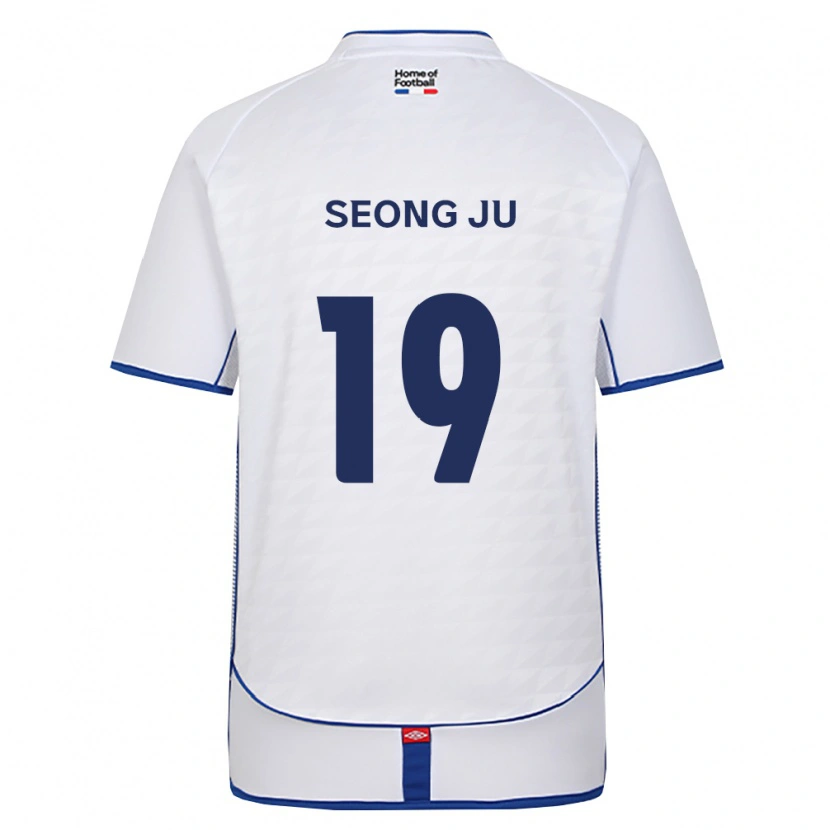 Danxen Niño Camiseta Seong-Ju Kim #19 Negro Blanco Rojo 2ª Equipación 2026/27 La Camisa