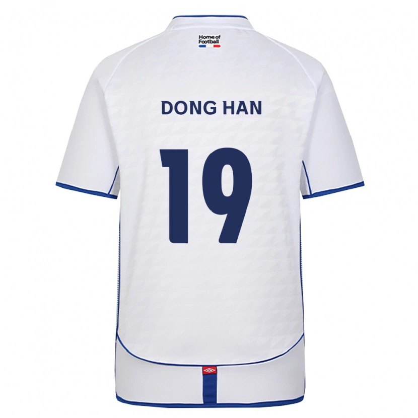 Danxen Niño Camiseta Dong-Han Seo #19 Negro Blanco Rojo 2ª Equipación 2026/27 La Camisa