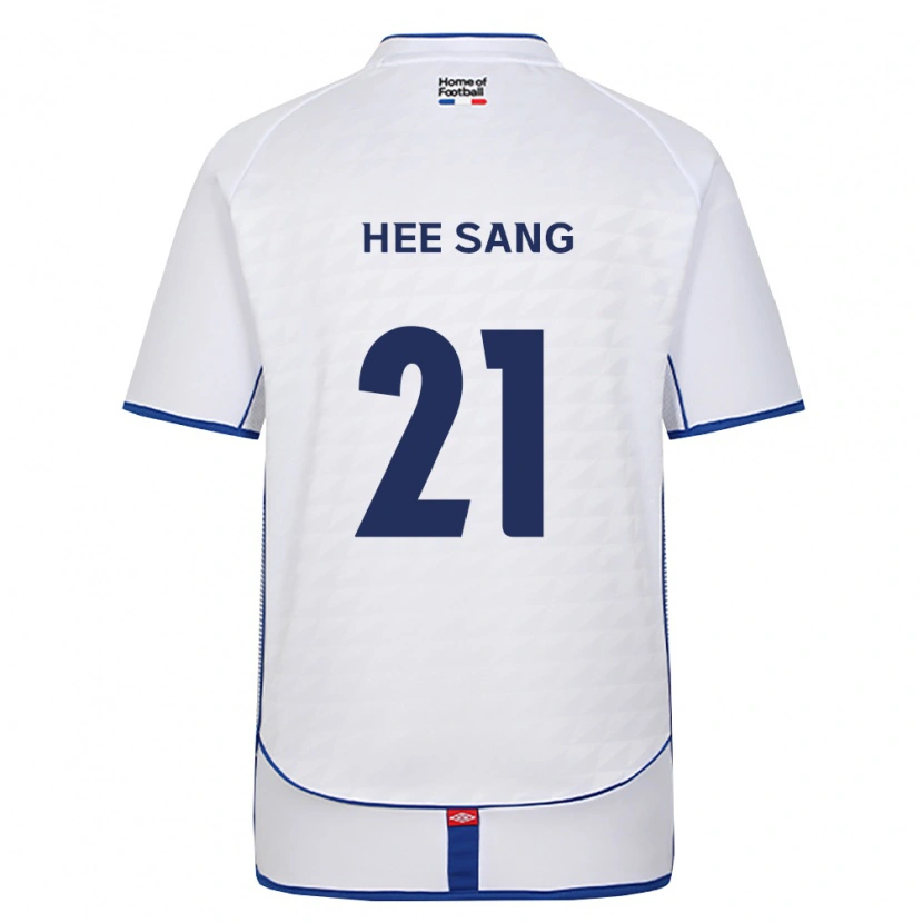 Danxen Niño Camiseta Hee-Sang Bang #21 Negro Blanco Rojo 2ª Equipación 2026/27 La Camisa