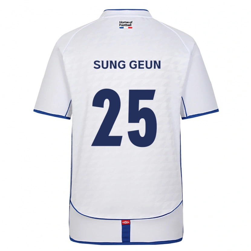 Danxen Niño Camiseta Sung-Geun Choi #25 Negro Blanco Rojo 2ª Equipación 2026/27 La Camisa