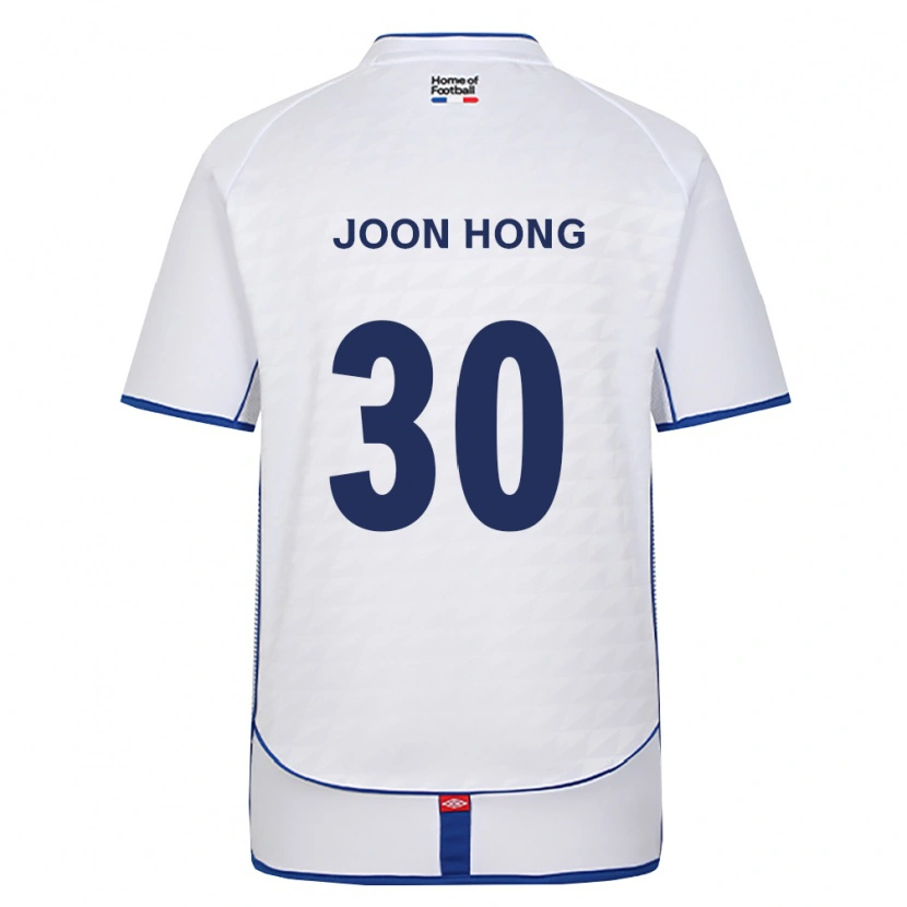Danxen Niño Camiseta Joon-Hong Kim #30 Negro Blanco Rojo 2ª Equipación 2026/27 La Camisa