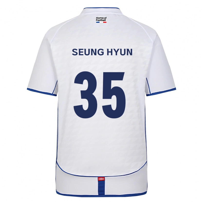 Danxen Niño Camiseta Seung-Hyun Kim #35 Negro Blanco Rojo 2ª Equipación 2026/27 La Camisa