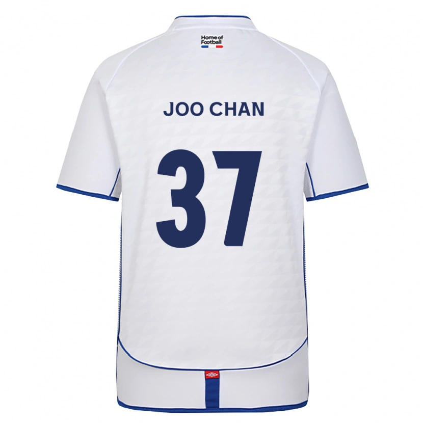Danxen Niño Camiseta Joo-Chan Kim #37 Negro Blanco Rojo 2ª Equipación 2026/27 La Camisa
