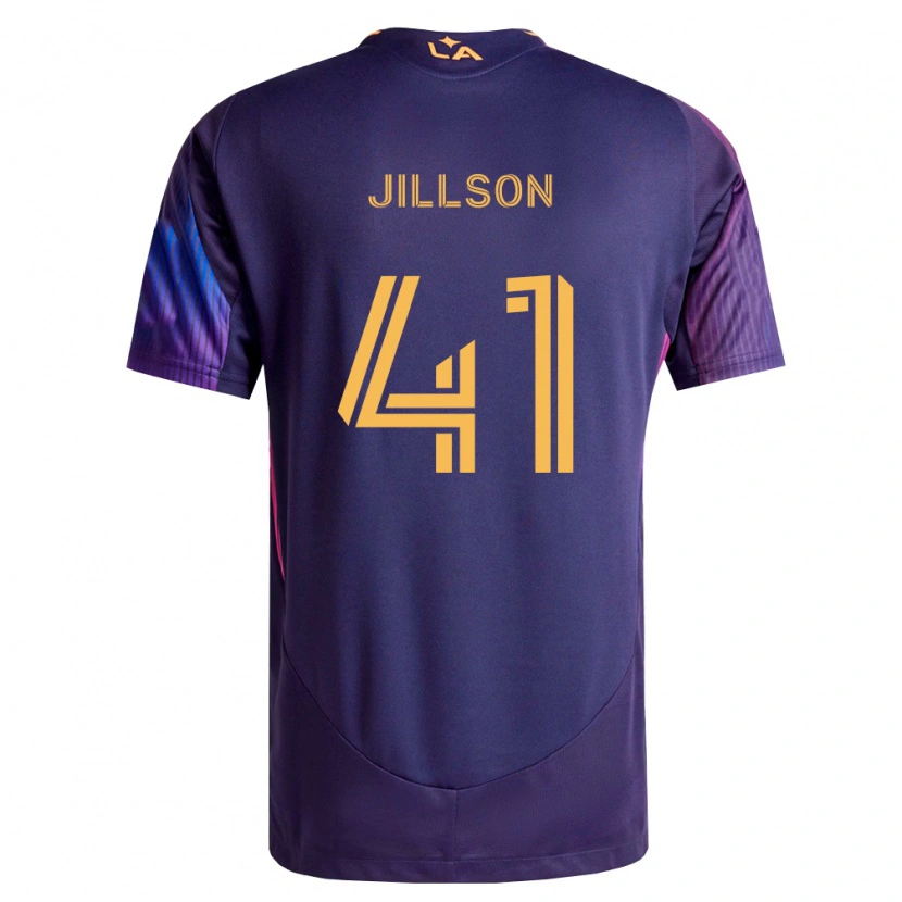 Danxen Niño Camiseta Simon Jillson #41 Morado Profundo Amarillo 2ª Equipación 2026/27 La Camisa