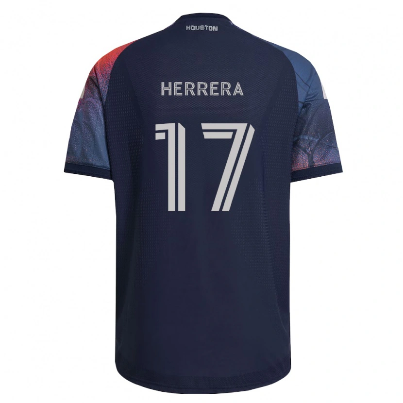 Danxen Niño Camiseta D'alessandro Herrera #17 Azul Profundo Blanco Naranja 2ª Equipación 2026/27 La Camisa