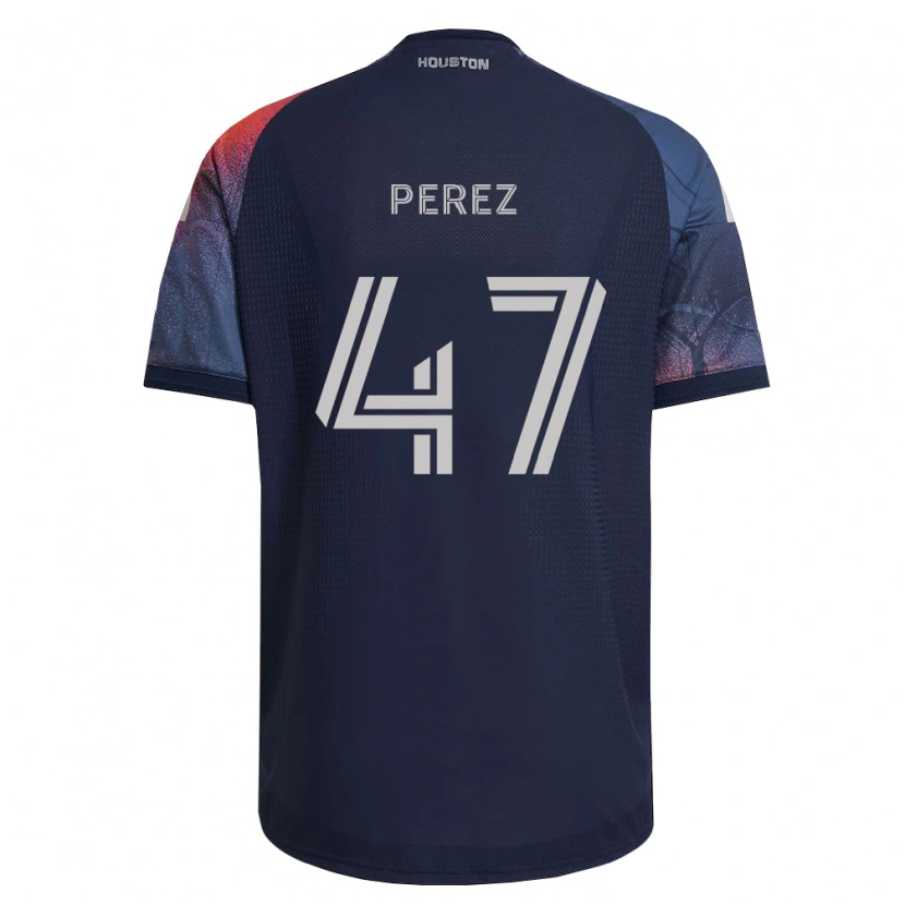 Danxen Niño Camiseta Jaizhiño Perez #47 Azul Profundo Blanco Naranja 2ª Equipación 2026/27 La Camisa
