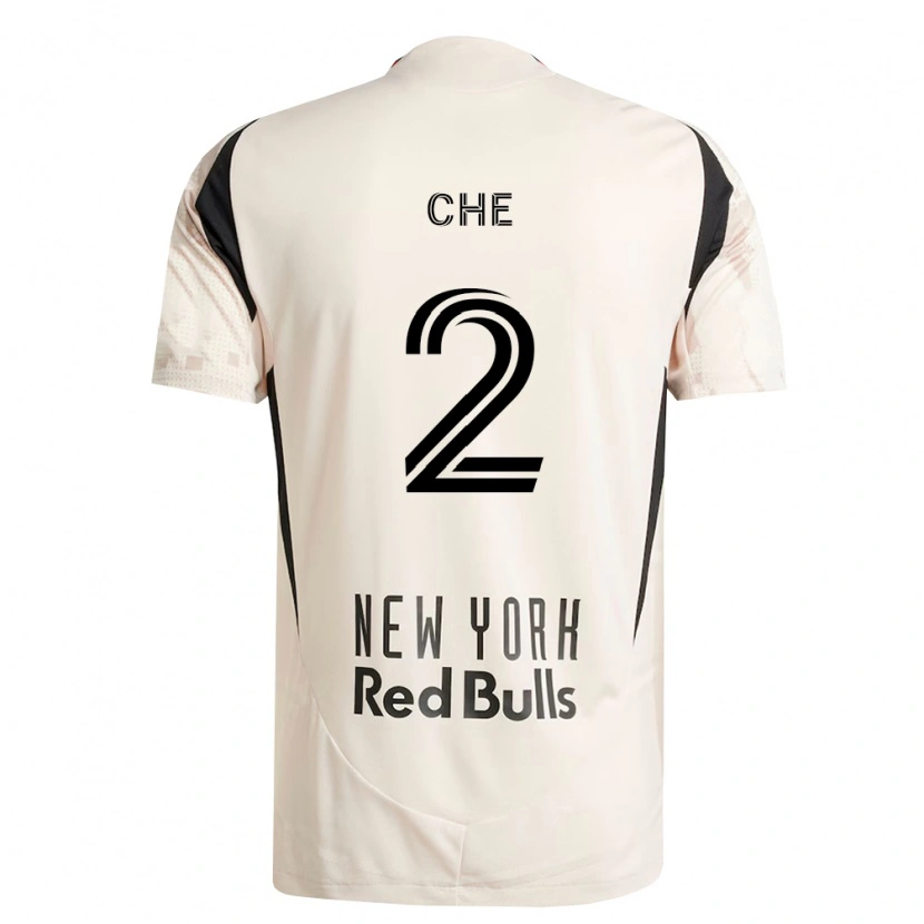Danxen Niño Camiseta Justin Che #2 Blanco Roto Rojo Negro 2ª Equipación 2026/27 La Camisa