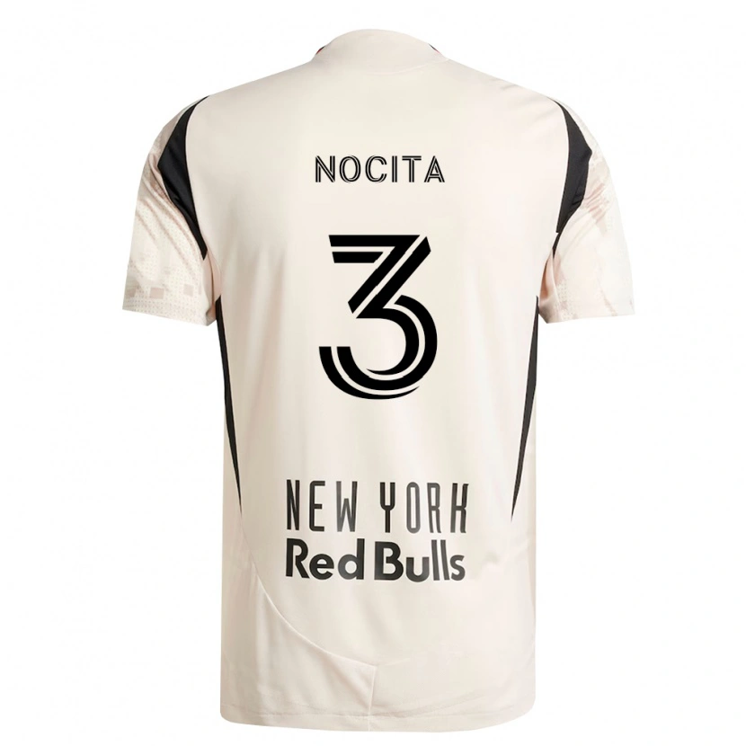 Danxen Niño Camiseta Matthew Nocita #3 Blanco Roto Rojo Negro 2ª Equipación 2026/27 La Camisa