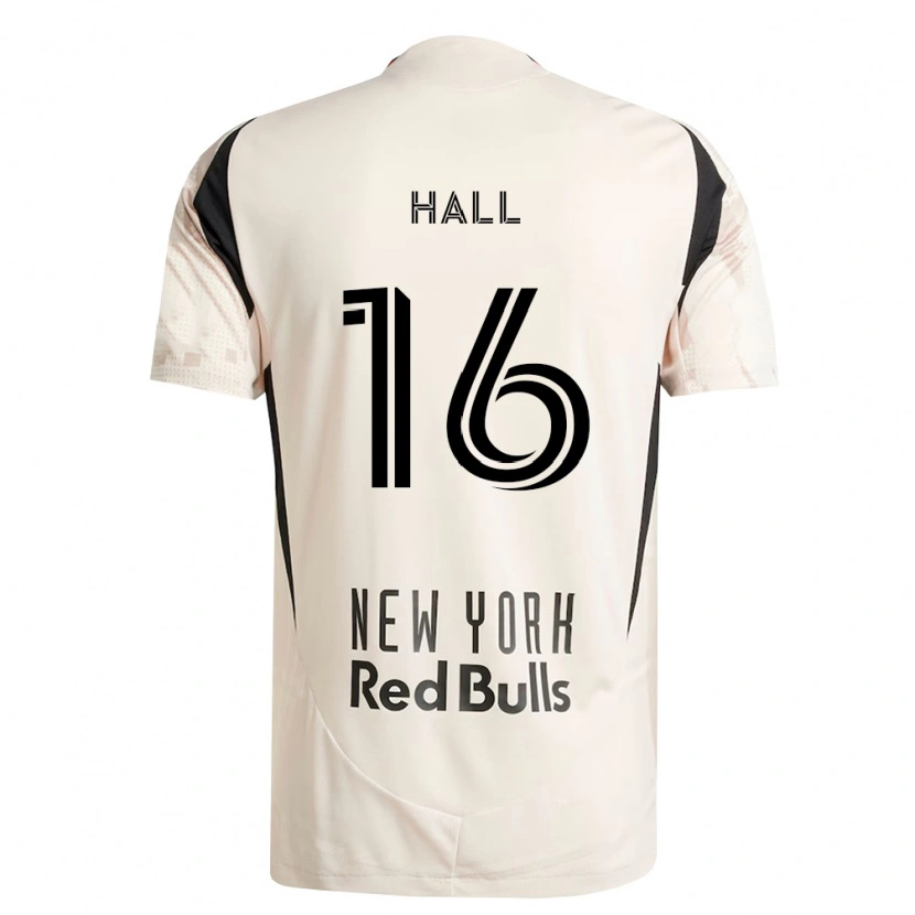 Danxen Niño Camiseta Julian Hall #16 Blanco Roto Rojo Negro 2ª Equipación 2026/27 La Camisa